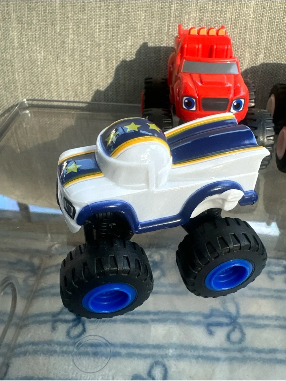 Three (3) Blaze & Monster Machines trucks
